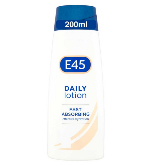 offer E45 Daily Non- Greasy Moisturising Lotion for Dry Skin - 200ml